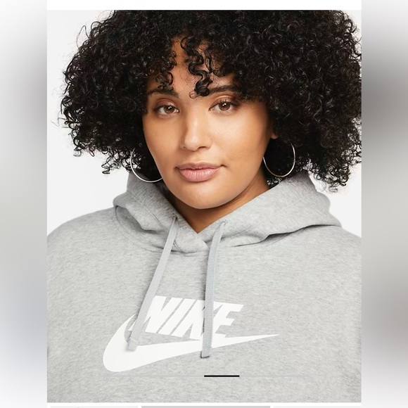 Nike Sportswear Club Fleece Sweatsuit Gray Set- Plus Size - Picture 7 of 10